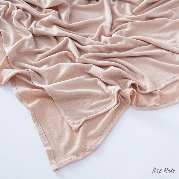 Modal Curled Silk Cotton Hijab