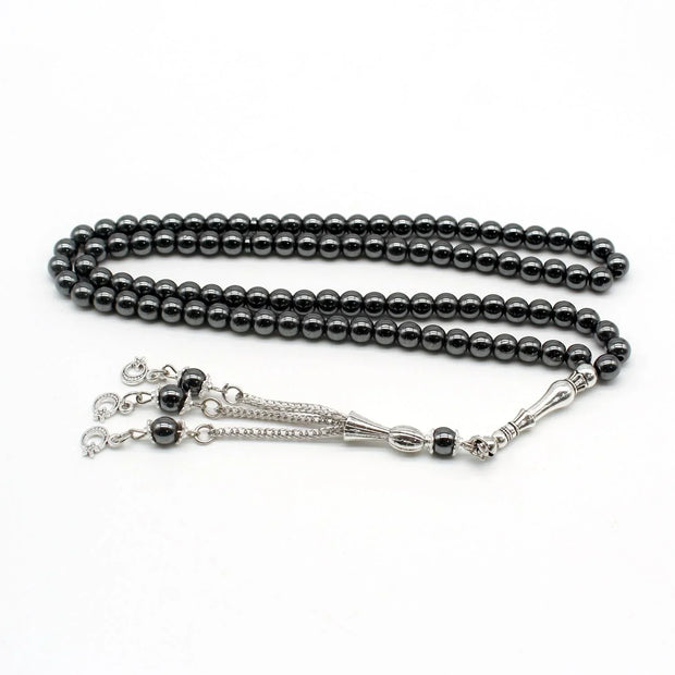 99 Black Gallstone Beads