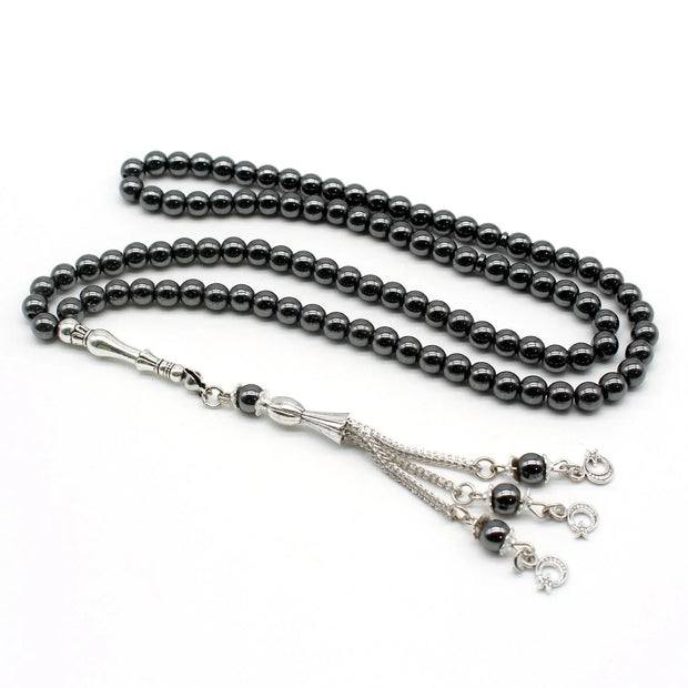 99 Black Gallstone Beads