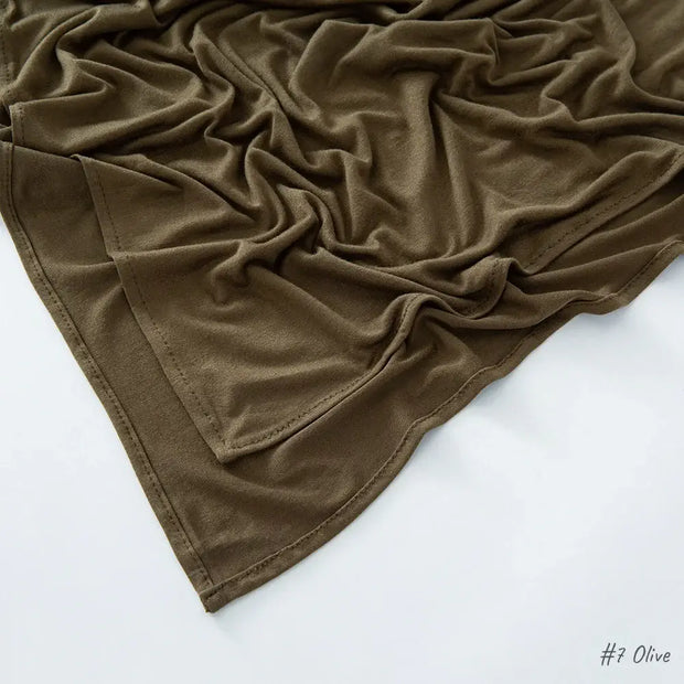 Modal Curled Silk Cotton Hijab