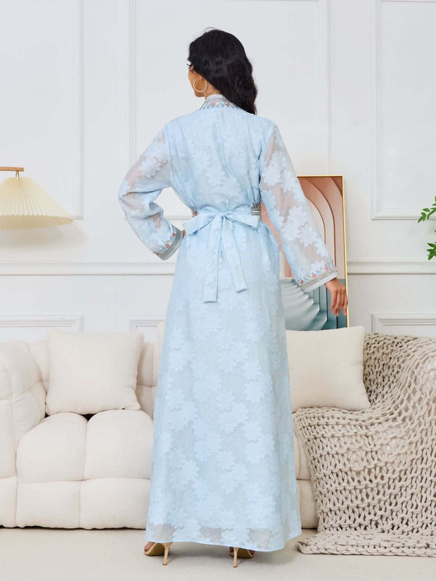 Fresh Lace Abaya 3 Piece Set
