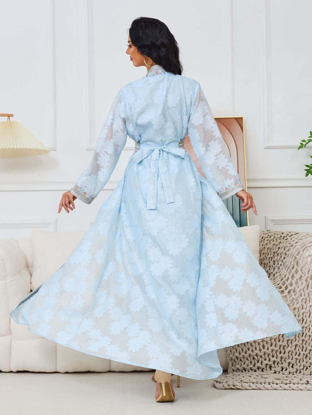 Fresh Lace Abaya 3 Piece Set