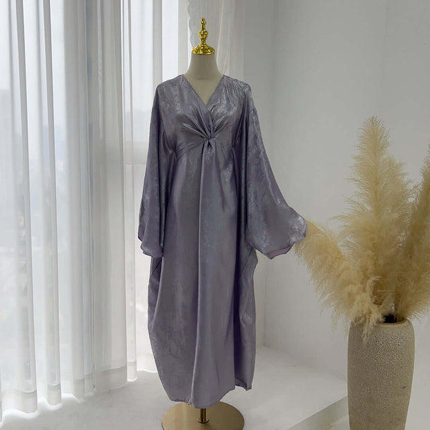 Chiffon Open Front Butterfly Abaya Dress