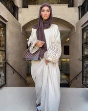 Luxury Bubble Sleeve Bohemian Abaya