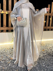 Solid Color Organza Minimalist Abaya Sets