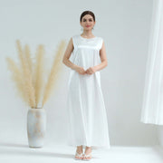 Solid Color Abaya Dress for Women