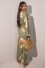 Modest Summer Floral Maxi Dress – Solena