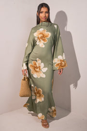 Modest Summer Floral Maxi Dress – Solena