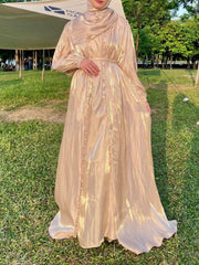 Luxury Elegant Pearl Abaya 5-Piece Set