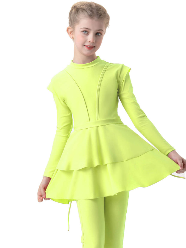 Girls' Modest Burkini Swimwear 3-Piece Set Swimsuits – Purity