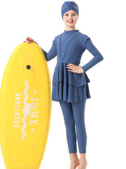 Girls' Modest Burkini Swimwear 3-Piece Set Swimsuits – Purity