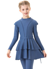 Girls' Modest Burkini Swimwear 3-Piece Set Swimsuits – Purity