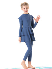Girls' Modest Burkini Swimwear 3-Piece Set Swimsuits – Purity
