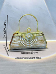 Diamond-encrusted Pearl Handbag