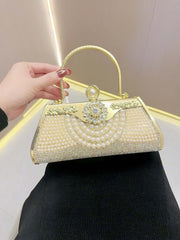 Diamond-encrusted Pearl Handbag