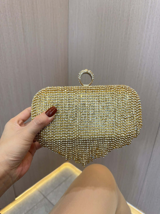 Crystal Tassel Rhinestones Handbag