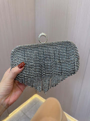 Crystal Tassel Rhinestones Handbag