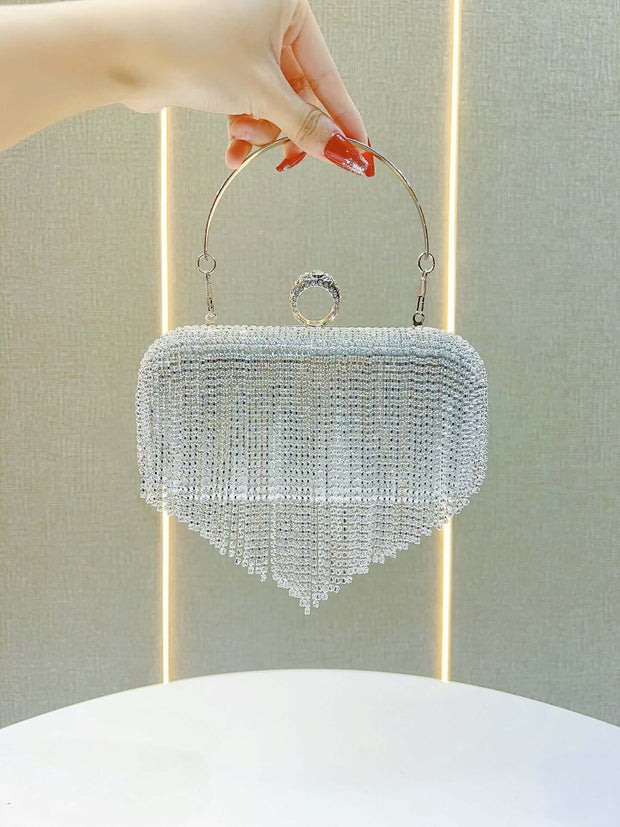 Crystal Tassel Rhinestones Handbag