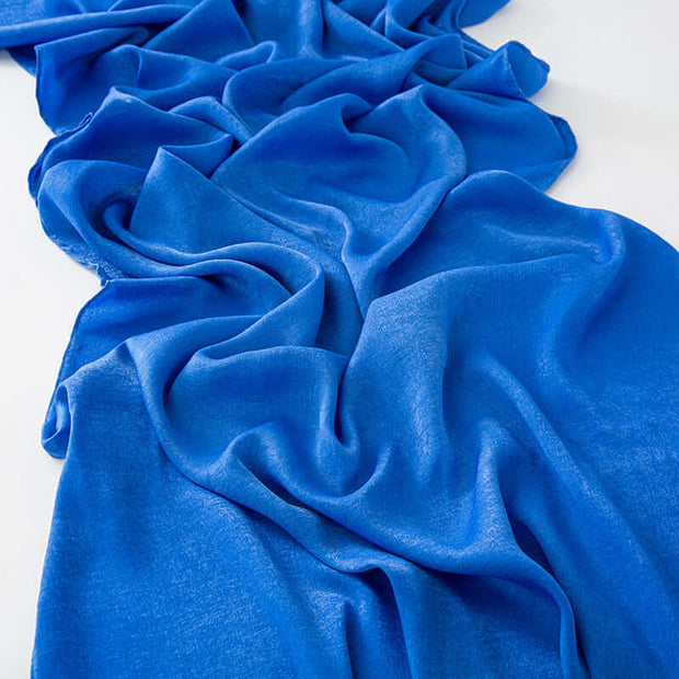 Sky Velvet Solid Color Hijab