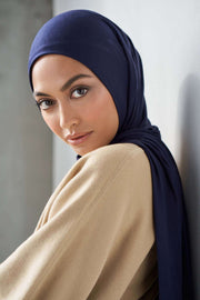 Modal Curled Silk Cotton Hijab