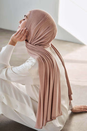 Modal Curled Silk Cotton Hijab