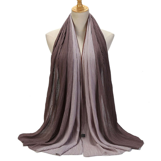 Color Blocking, Creasing, Gradient Hijab
