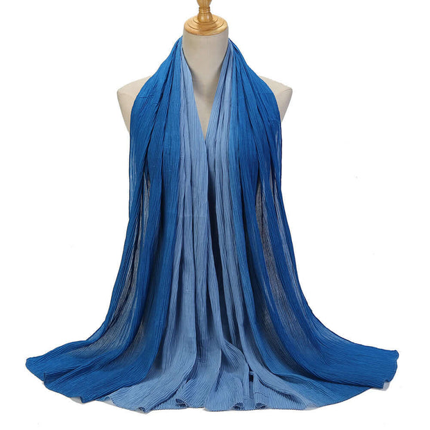 Color Blocking, Creasing, Gradient Hijab