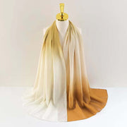 Gradient Color Chiffon Hijab