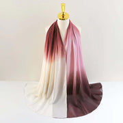 Gradient Color Chiffon Hijab