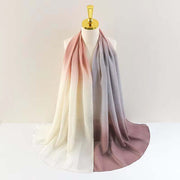 Gradient Color Chiffon Hijab