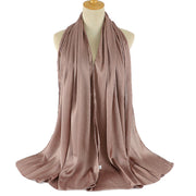 Natural Wrinkled Monochrome Hijab