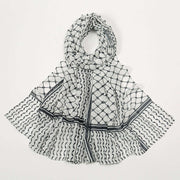 Printed Lattice Chiffon Hijabs