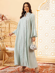 Elegant Beaded Embroidered Kaftan