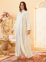 Elegant Beaded Embroidered Kaftan