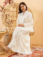 Elegant Beaded Embroidered Kaftan