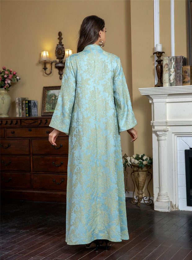 Jacquard Embroidered Beaded Kaftan