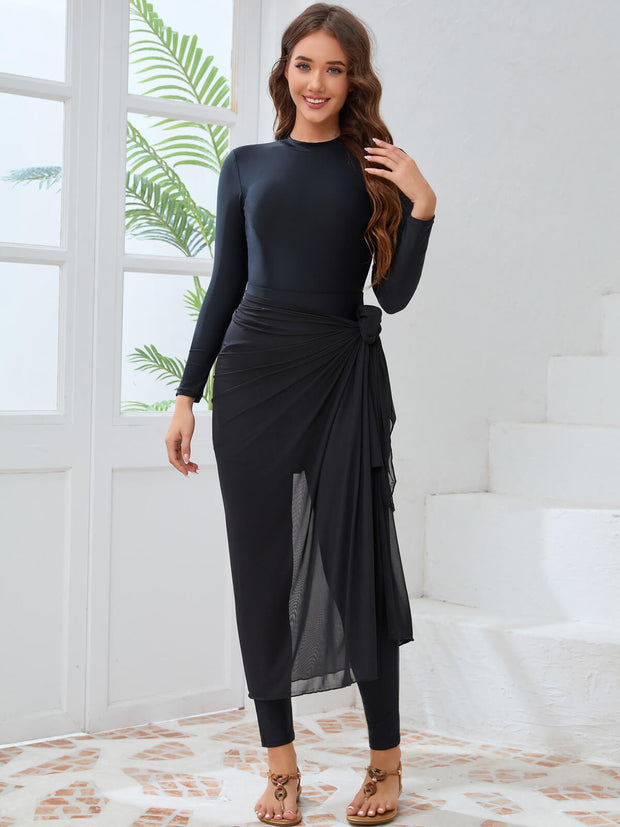 Modest Burkini Swimwear for Women 4-Piece Set – Serenity