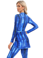 Printed Modest Burkini Swimwear 4-Piece Set – Hydraya