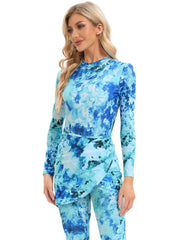Printed Modest Burkini Swimwear 4-Piece Set – Hydraya