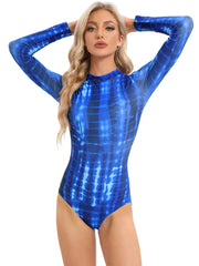 Printed Modest Burkini Swimwear 4-Piece Set – Hydraya