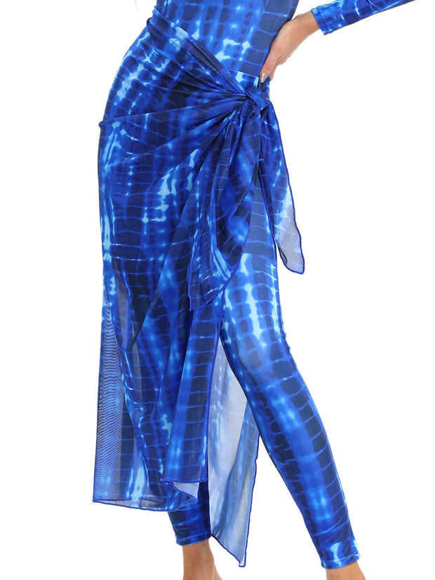 Printed Modest Burkini Swimwear 4-Piece Set – Hydraya